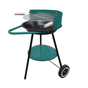 Mirpol Grill okrągły ruszt 40 cm turkus - Grille - miniaturka - grafika 1