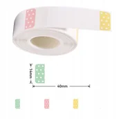 Drukarki kart i etykiet - .NIIMBOT Etykiety Termiczne Naklejki 14*40mm 160szt - miniaturka - grafika 1