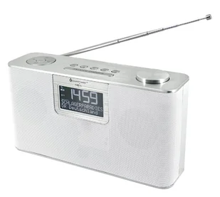 Soundmaster DAB700WE Osobisty Analogowe i cyfrowe Srebrny, Biały - Radia - miniaturka - grafika 1