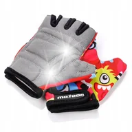 Rękawiczki rowerowe - RĘKAWICZKI ROWEROWE DLA DZIECKA METEOR eco-skóra - miniaturka - grafika 1