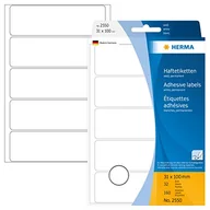 Etykiety do drukarek - Herma Vielzwecketiketten wei 31x100 mm Papier matt 160 St. - 2550 - miniaturka - grafika 1