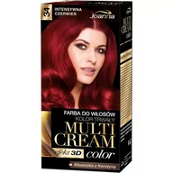 Farby do włosów i szampony koloryzujące - Joanna Multi Cream Color 34 Intensywna Czerwień - miniaturka - grafika 1