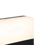 Lampy ogrodowe - QAZQA Nowoczesny kinkiet zewnętrzny czarny IP44 w tym LED - Dualy - miniaturka - grafika 1