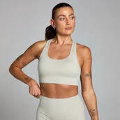 Biustonosze - Damski bezszwowy stanik sportowy z kolekcji Shape MP – Ash - S - miniaturka - grafika 1