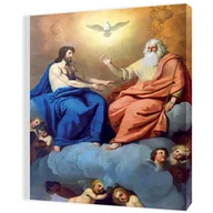 Ikony i obrazy sakralne - Obraz religijny na płótnie Święta Trójca - miniaturka - grafika 1