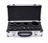 Akcesoria do elektronarzędzi - ZESTAW OTWORNIC DIAMENTOWYCH 12EL+WALIZKA KD11227 - miniaturka - grafika 1