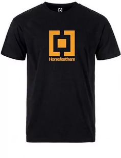 Horsefeathers BASE black koszulka męska - M - Koszulki dla chłopców - miniaturka - grafika 1