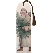 Zakładki do książek - Zakładka 110 ze wstążką Święta Mikołaj 2 - Skona Ting - miniaturka - grafika 1