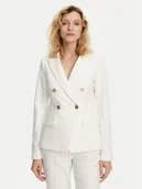 Marynarki i żakiety damskie - Morgan Marynarka 251-VPKY.F Biały Slim Fit - miniaturka - grafika 1