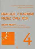 Pedagogika i dydaktyka - Pracuję z kartami przez cały rok 4. Karty pracy dla uczniów z niepełnosprawnością intelektualną - miniaturka - grafika 1