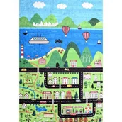 Dywany dla dzieci - Dywan dziecięcy wielokolorowy 80 x 150 cm 4037 - miniaturka - grafika 1