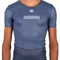Koszulki męskie - SPORTFUL 1120074-435 PRO Baselayer Tee T-Shirt Męski Niebieski Sea Cement L, Blue Sea Cement, L - miniaturka - grafika 1