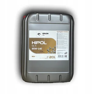 Olej Przekładniowy Mineralny Orlen Oil Hipol GL-5 85W-140 20L - Oleje przekładniowe - miniaturka - grafika 1