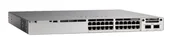 Pozostałe akcesoria sieciowe - Cisco Catalyst C9300-24UX-E łącza sieciowe Zarządzany L2/L3 10G Ethernet (100/1000/10000) Obsługa PoE 1U Szary - miniaturka - grafika 1