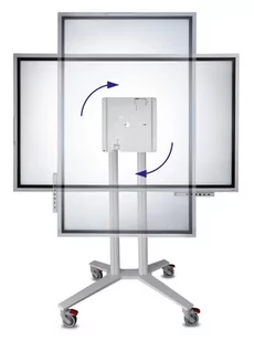 PeTa Flip Stand dla Samsung Flip WM55H/R + WM65R i wyświetlaczy do 50kg - Uchwyty do monitorów - miniaturka - grafika 1