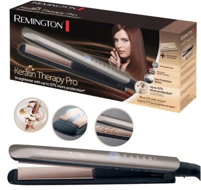 Prostownica Do Włosów Remington Keratynowa Ochrona Włosów + Etui