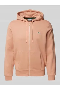Bluza rozpinana z naszywką z logo - Lacoste - Bluzy męskie - miniaturka - grafika 1