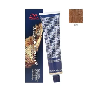 Wella Professionals Koleston Perfect Me+ 60ml Farba do włosów, Koleston Perfect Me - 8/07 - Farby do włosów i szampony koloryzujące - miniaturka - grafika 1