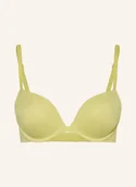 Biustonosze - Calvin Klein Biustonosz Push-Up Perfectly Fit gelb - miniaturka - grafika 1