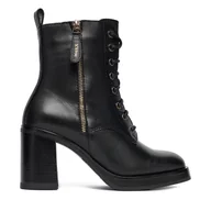 Botki damskie - Trzewiki MEXX CEO-MX/039C-RST Czarny - miniaturka - grafika 1