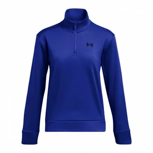 Damska bluza treningowa Under Armour Armour Fleece QZ - niebieska - UNDER ARMOUR - Bluzy sportowe damskie - miniaturka - grafika 1