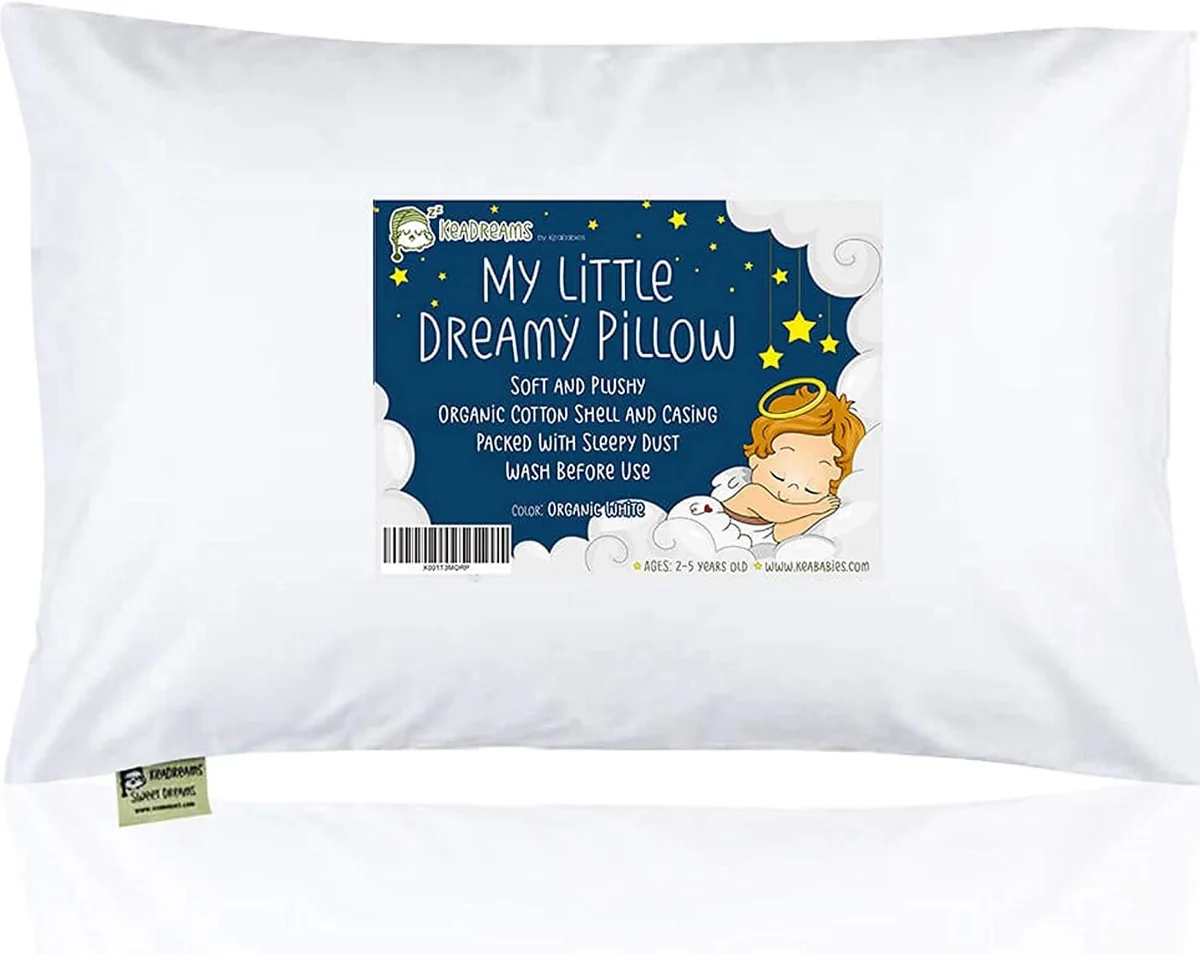 Poduszka dla dziecka 33x45 cm bawełniana ergonomiczna z poszewką do prania