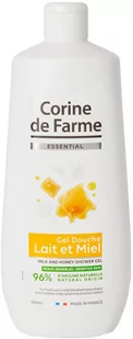 Żel pod prysznic Corine De Farme Corine De F Gel De Ducha Leche y Miel 750 ml (3468080410558) - Kosmetyki do kąpieli - miniaturka - grafika 1