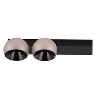 Lampy sufitowe - Plafon do jadalni FRONTERA LE44941 LED 21W 3000K z regulacją bańki czarny złoty - miniaturka - grafika 1