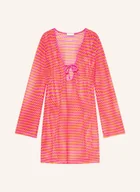Sukienki - Seafolly Sukienka Plażowa Mesh Effect pink - miniaturka - grafika 1