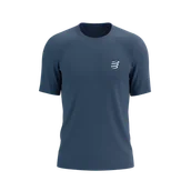 Koszulki sportowe męskie - COMPRESSPORT Koszulka biegowa PERFORMANCE SS T-SHIRT indigo - miniaturka - grafika 1