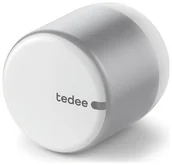 Systemy inteligentnych domów - Tedee Lock GO 2 TLV2.0A srebrny z białym przyciskiem - miniaturka - grafika 1