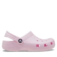 Buty dla dziewczynek - Klapki Crocs Classic Clog K 206991 Różowy - miniaturka - grafika 1