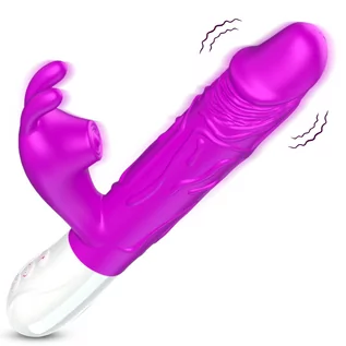 Wibratory i masażery - Wibrator-Silicone, Vibrator USB, 7 vibration modes, Heating - grafika 1