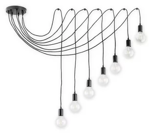 Lemir Maris lampa wisząca 7-punktowa czarna O2757 W7 CZA O2757 W7 CZA - Lampy sufitowe - miniaturka - grafika 1