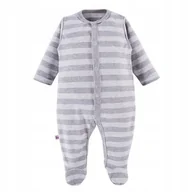 Pajacyki dla niemowląt - EEVI pajac ANCYMON 86 szary łobuziara - miniaturka - grafika 1