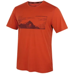 Koszulka męska MOOA Merino Lyolite Highlander 150 Short Rozmiar: L / Kolor: pomarańczowy - Koszulki sportowe męskie - miniaturka - grafika 1