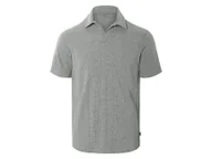 Koszulki męskie - LIVERGY® Koszulka polo męska z bawełną (Szary, S (44/46)) - miniaturka - grafika 1