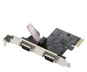 Kontrolery - Unitek PCI Express kontroler 2x RS-232 Y-7504BBK01 - miniaturka - grafika 1