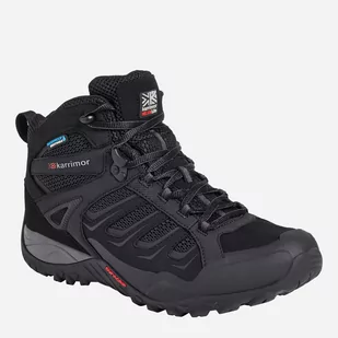 Letnie buty trekkingowe męskie wysokie nieprzemakalne Karrimor Helix Mid Weathertite K890-BLK 45 (11UK) 29.5 cm Czarne (5017272876726) - Buty trekkingowe męskie - miniaturka - grafika 1