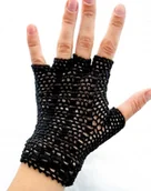 Rękawiczki - Mitenki czarne r.M - miniaturka - grafika 1