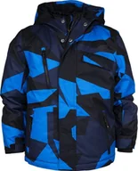 Kurtki narciarskie - 4f Kurtka narciarska dla chłopca 4F granatowo-niebieska HJZ22 JKUMN002 91S 134cm - miniaturka - grafika 1