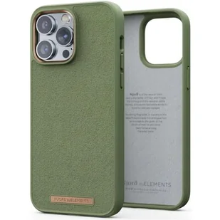 Njord by Elements Etui zamszowe do iPhone 14 Pro Olive Comfort+ - Etui i futerały do telefonów - miniaturka - grafika 1