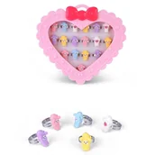 Biżuteria dla dzieci - Lama Alpaka Pierścionki Dla Dziewczynek Dziecięcy Rozmiar Zestaw 36Szt - miniaturka - grafika 1