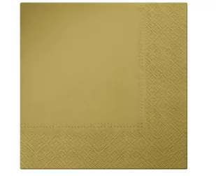 Serwetki "Classic" złote PAW 33 cm 20 szt PWSDL552409 - Dekoracje i nakrycia stołu na imprezę - miniaturka - grafika 1