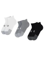 Skarpetki sportowe męskie - Under Armour Skarpety Heatgear Locut szare+białe+czarne 1346753 035 M 55839-4 - miniaturka - grafika 1