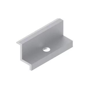 Klema końcowa - Boczny uchwyt panela do konstrukcji PV BUF40 h=40mm - Akcesoria do kolektorów i fotowoltaiki - miniaturka - grafika 1