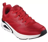 Półbuty męskie - SKECHERS CZERWONE MĘSKIE BUTY SPORTOWE TRES-AIR 43 - miniaturka - grafika 1