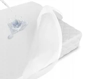 Ochraniacze do łóżeczka - ﻿Prześcieradło ochraniacz BAWEŁNIANY 140x200 MAXFIT - miniaturka - grafika 1
