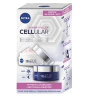 Kremy do twarzy - NIVEA SET Expert Filler Cellular krem przeciwzmarszczkowy do twarzy na dzień 50ml + krem przeciwzmarszczkowy do twarzy na noc 50ml - miniaturka - grafika 1