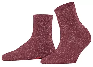 BURLINGTON Ladywell Skarpetki Damskie Błyszczący Czarny Biały Plus Kolory Odporność Na Lato Bez Rysunków I Bez Paski 1 Para, Czerwony (Burgund 8011), 36-41 EU - Skarpetki damskie - miniaturka - grafika 1
